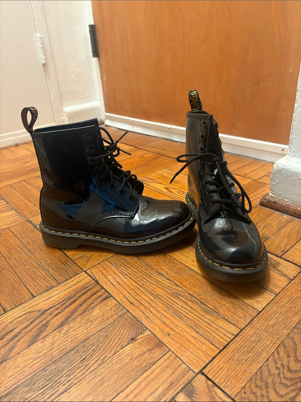 Black Patent Leather Doc Martens
